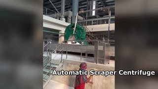 Zeer efficiënte automatische schrapercentrifuge
