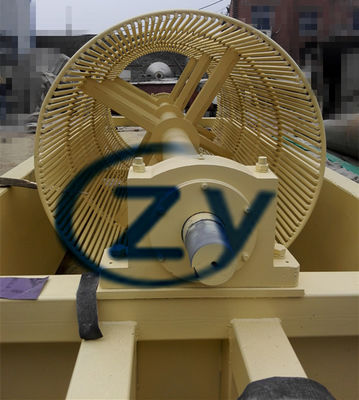 Het materiaal van het de wasmachinekoolstofstaal van de roterende Trommelmaniok   Automatische elektrische controle