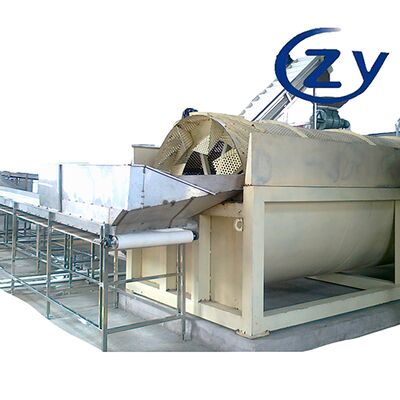 Roestvrijstalen modulaire roterende schiller Gereedschapsvrije snelle montage Onderhoudsarm ontwerp Productielijnen met hoge capaciteit