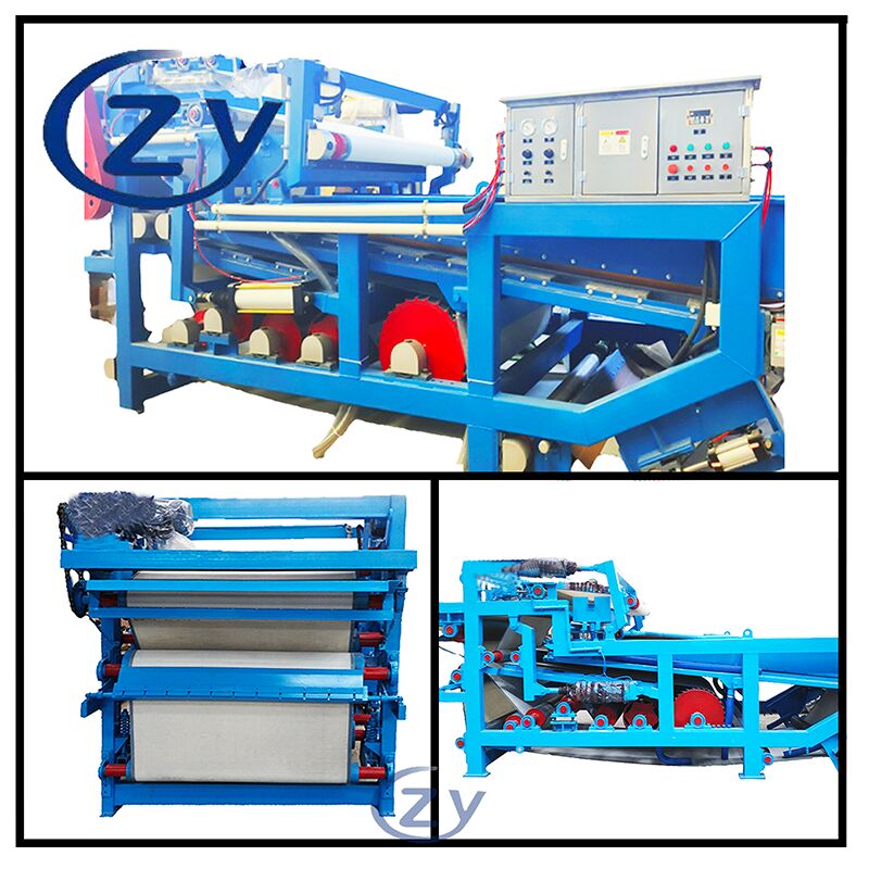 Roestvrijstalen banddehydratatiefilter voor industriële cassavevezeldehydratatie en slakbehandeling