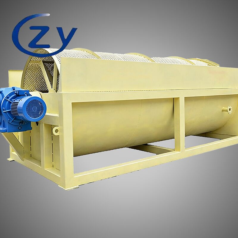 Roestvrijstalen Cassave-schilmachine met tegenstroomschilproces voor industriële zetmeelproductie