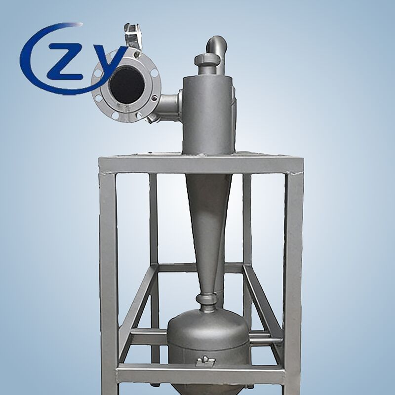 SS304 Materiaal zetmeelverwijder met centrifuge scheidingstechnologie en zonder bewegende onderdelen voor efficiënt zandverwijderen