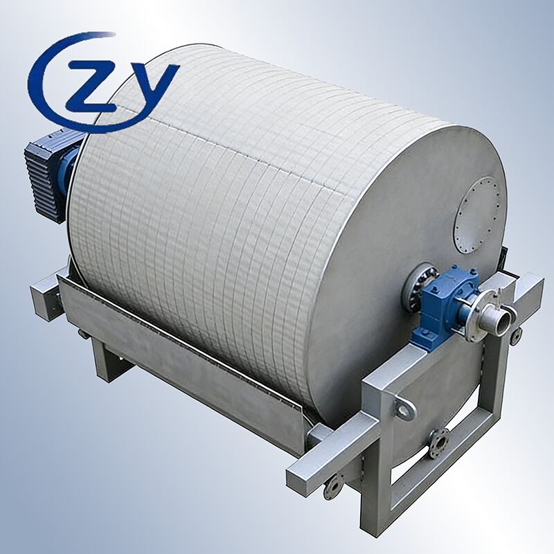 Vacuümfilter van roestvrij staal SS304 met lage geluidsdruk met een capaciteit van 2-8 t/h voor het ontwateren van zetmeel
