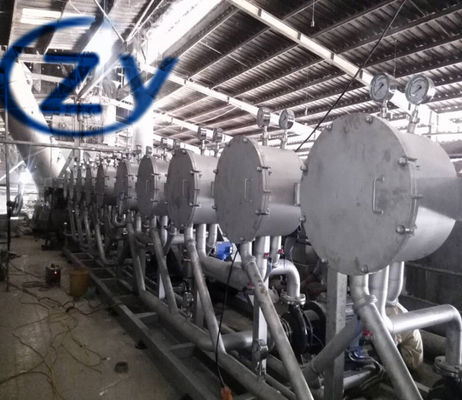 21Be van de het Zetmeelraffinage van Multicyclone van de zetmeelmelk de Structuur van de de Sectiess 304 Machine
