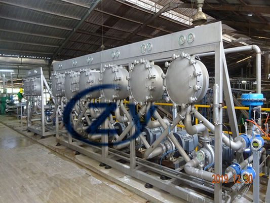 De zeer belangrijke van de de Machines2t/h Maniok van de Zetmeelverwerking Raffinage van Multicyclone