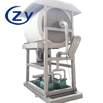 Automatisch geregelde vacuümfilter voor gestroomlijnde scheiding van zetmeel vast en vloeibaar