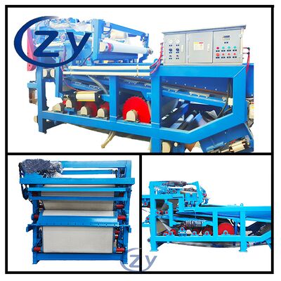 Roestvrijstalen banddehydratatiefilter voor industriële cassavevezeldehydratatie en slakbehandeling