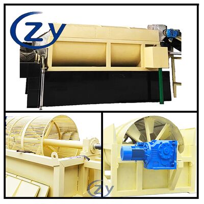 Robuuste roterende schiller ontworpen voor efficiënt maniok wassen en grondig ontlijmen