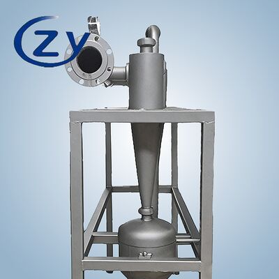 SS304 Materiaal zetmeelverwijder met centrifuge scheidingstechnologie en zonder bewegende onderdelen voor efficiënt zandverwijderen