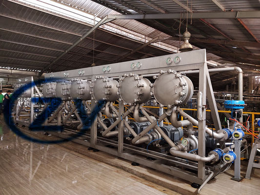 Van de de Verwerkingsmachine van het maniokzetmeel Raffinage van de de Afzetconcentratie de Hoge