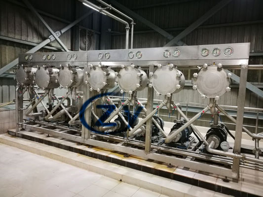 Lotus-van de het Zetmeelmachine van de Worteltapioca de Bataatmolen die Zilveren Kleur raffineren
