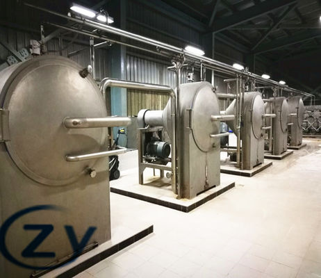 Volledig Vastgesteld Roestvrij staal 304 de Machine van het Tapiocazetmeel in Nigeria