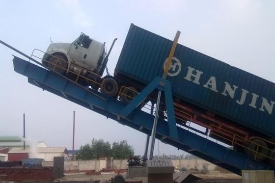 Hydraulisch Platform 400mm van de Vrachtwagenlading Lip Mobiele het Leegmaken Helling